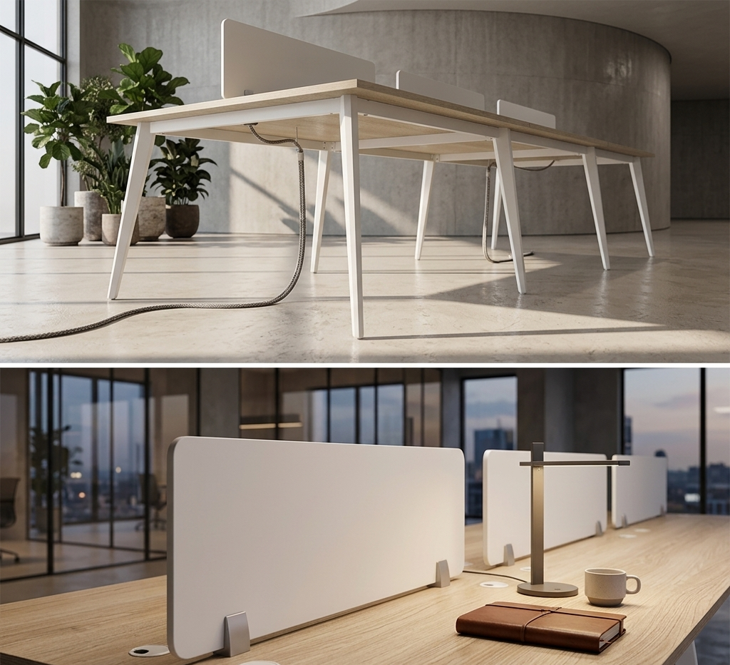 Vexora Pro 6-Person Office Workstation