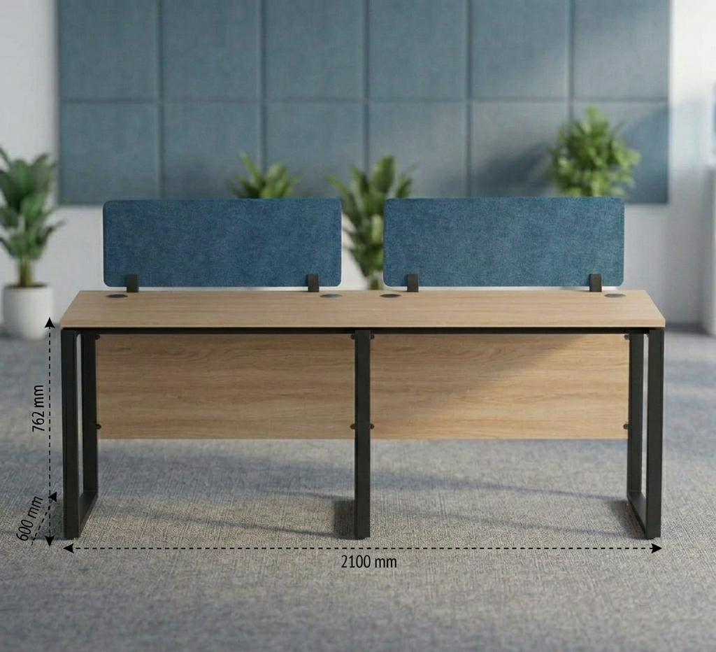 Axis Duo – Side-by-Side Two-Seater Workstation