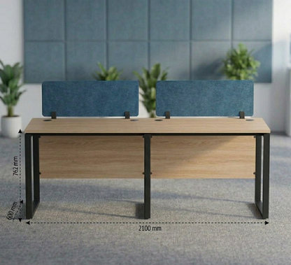 Axis Duo – Side-by-Side Two-Seater Workstation