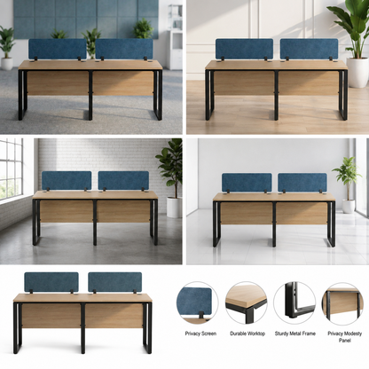 Axis Duo – Side-by-Side Two-Seater Workstation