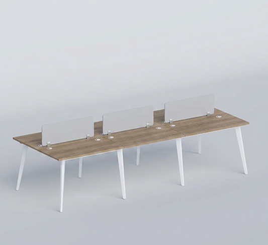 Vexora Pro 6-Person Office Workstation