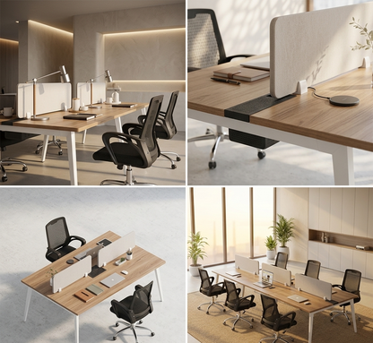 Vexora Pro 6-Person Office Workstation