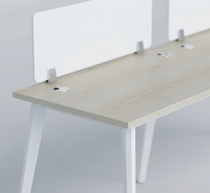 Dual Pro Side-by-Side Two-Person Office Workstation
