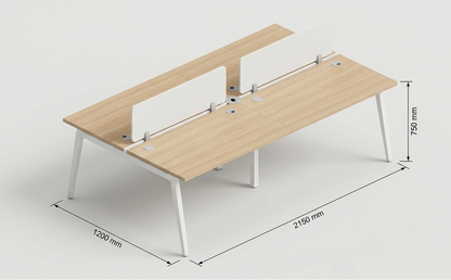 Valore Four-Person Collaborative Workstation