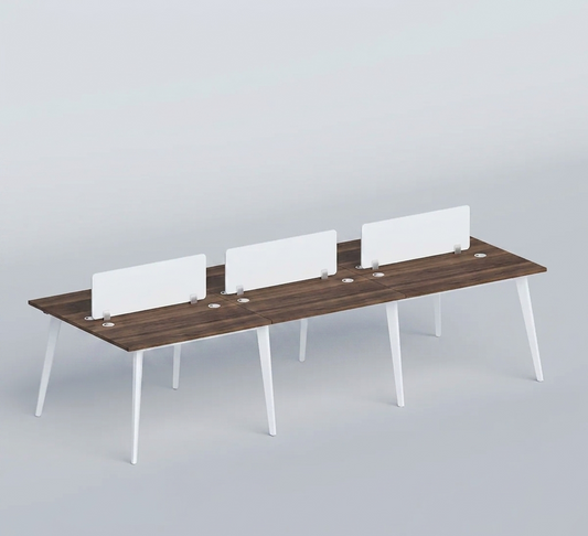 Vexora Pro 6-Person Office Workstation
