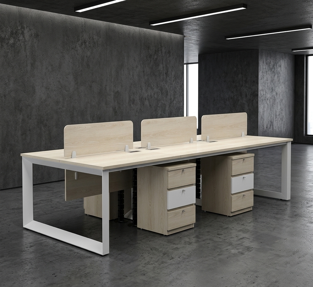 Harmony 6-Seat Team Workstation