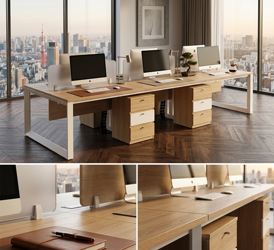 Harmony 6-Seat Team Workstation