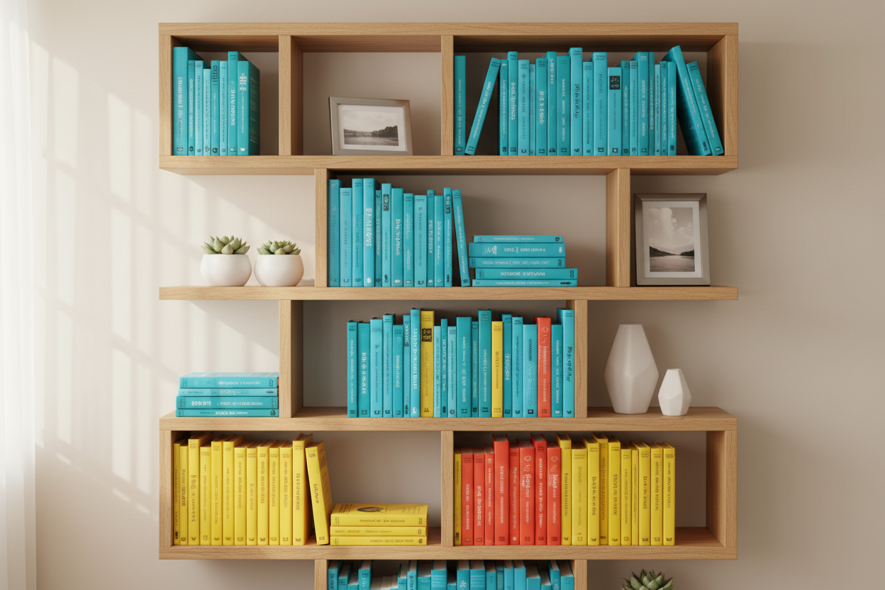 Minimalist Box Shelf for Books & Decor