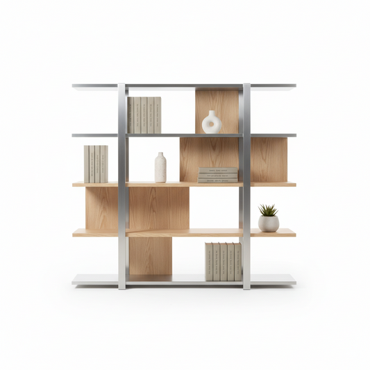 Minimalist Box Shelf for Books & Decor
